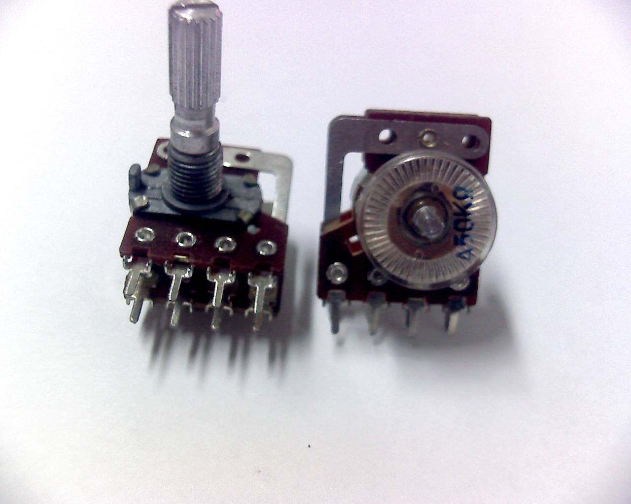 Old-fashioned volume potentiometer double-connected 8-foot volume potentiometer A50K