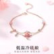 Lotus silver anklet women's new high-end high-end ankle chainse sexy ankle chain old style two-layer non-fading adult chain leg chain