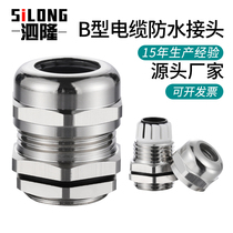 Type B PG7pg9 metal wire and cable waterproof connector PG11 copper sealed connector PG13 5 Ge Gelan head