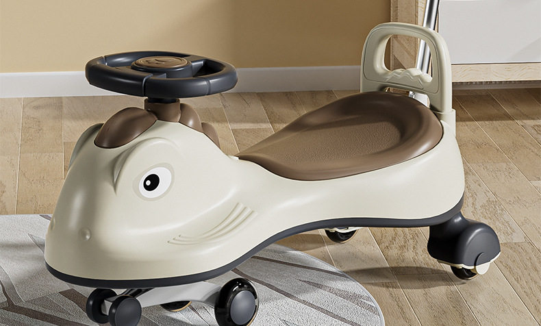 Каталки и педальные автомобили 儿童扭扭车1一3岁防侧翻静音轮男女宝宝溜溜车玩具车大人可坐滑行