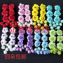 New Opera headdress Beijing opera temples flower head drama clothing supplies three consecutive ears