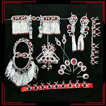 New Peking Opera Tsing Yi Huadan head drama top flower after three earrings drama Butterfly string bubble Gem Flower