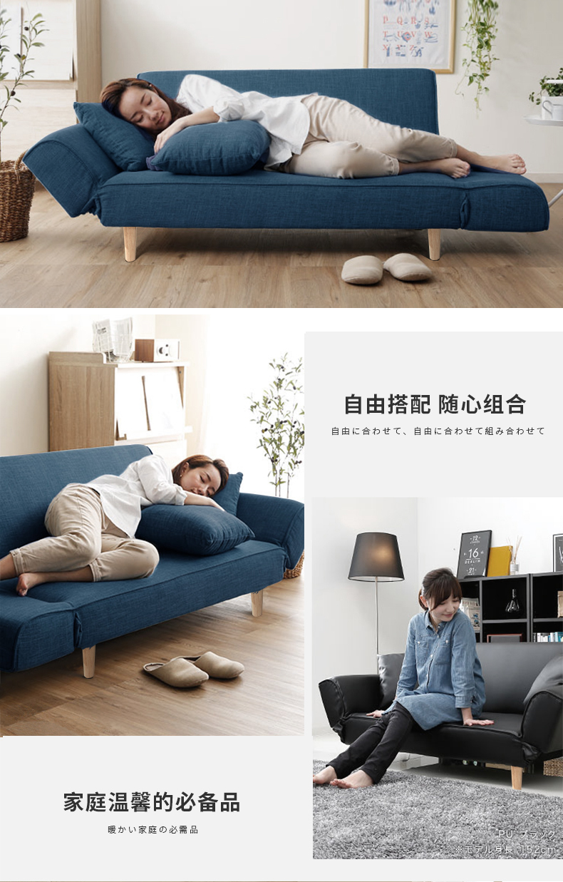 Gỗ beanbag tuyệt vời gia đình nhỏ của hai sử dụng đơn hoặc kép giường sofa kéo ra lưới phòng ngủ màu đỏ mô hình tối giản hiện đại - Ghế sô pha sofa giường kéo
