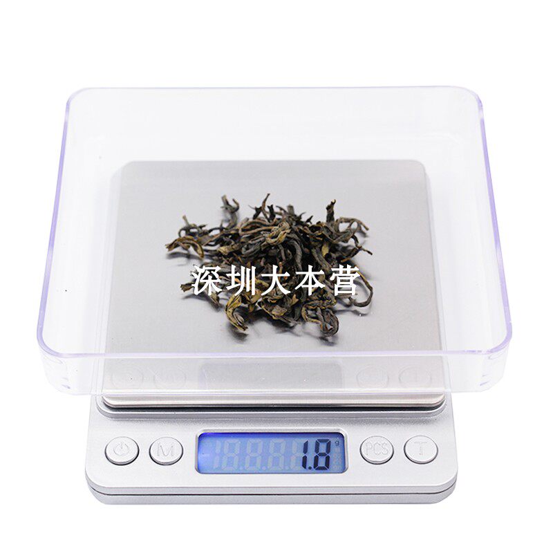 Precision Kitchen Mini Palm Scales 3000 0 1g 1g Electronic small pocket scales with two pallets Mini-Taobao