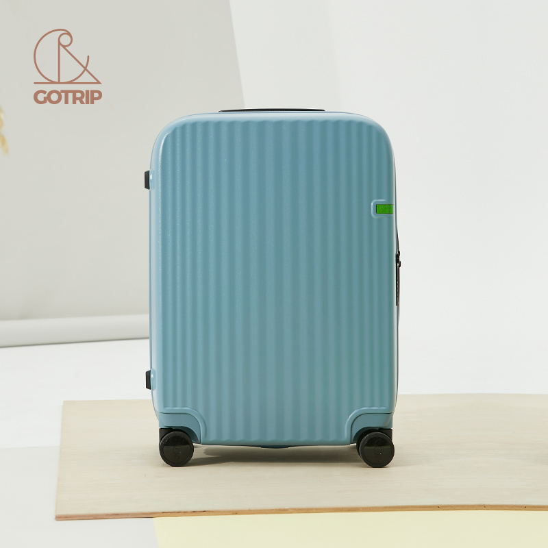 gotrip sea breeze suitcase mute caster anti-fall suitcase candy color female ins style net red style 24 inches