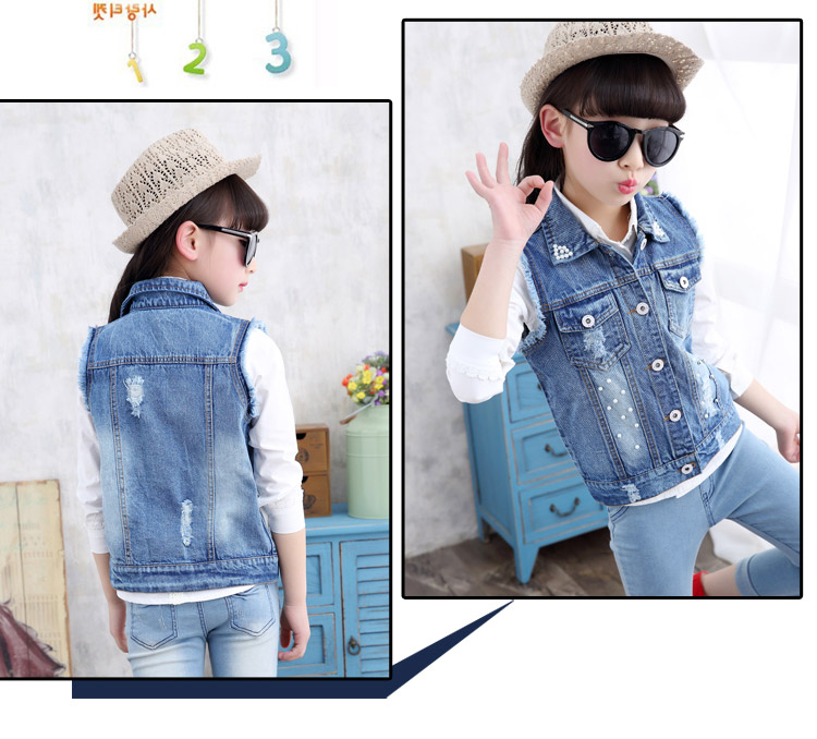 Gilet fille MAIDUYESHE en toile - Ref 2071063 Image 41