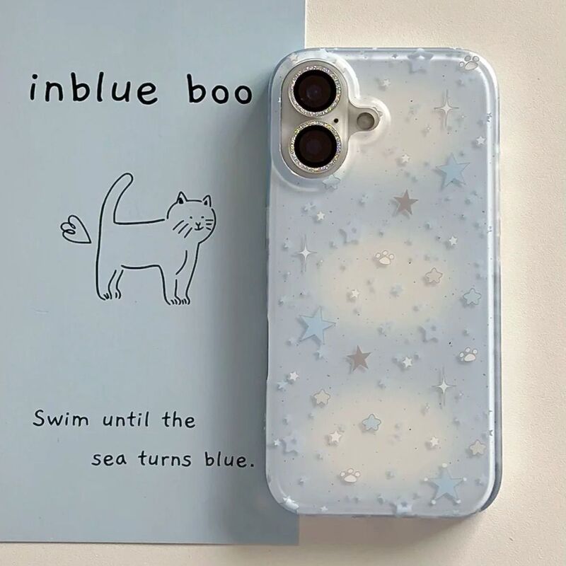 Gradient Blue Star Phone Case Suitable for Samsung S24 Fe, S25 Double-Layer, S23 Ultra for Women, S21+/S22/A54/A52 Creative Anti-Drop, A72/A73/A33 Hard Case, A05S/A34 Full Coverage, A53 Gradient Blue Star Phone Case Suitable for Samsung S24 Fe, S25 Double-Layer, S23 Ultra for Women, S21+/S22/A54/A52 Creative Anti-Drop, A72/A73/A33 Hard Case, A05S/A34 Full Coverage, A53