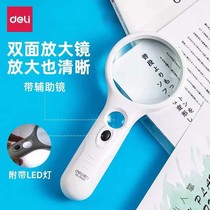 Able Magnifier Handheld High Definition Portable Size Lens 11 Times LED Light Optical Magnifier
