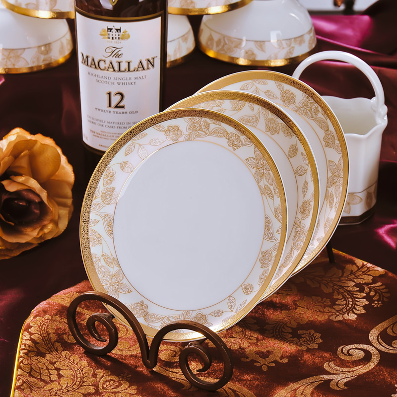 Red xin 60 head of jingdezhen ceramic tableware suit bowl dish dish European porcelain tableware ceramics wings of an angel