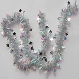 Рождественская декоративная лента цветные полоски Потянуть цветы