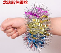 Красочный серебряный шелк плюс колокол