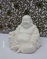 Cost circulation imitation white porcelain Maitreya Buddha statue 3 inches exquisite and solemn