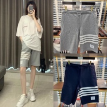 Thom Browne shorts TB classic four-bar dyed high-waisted casual mens and womens five-point guard pants summer