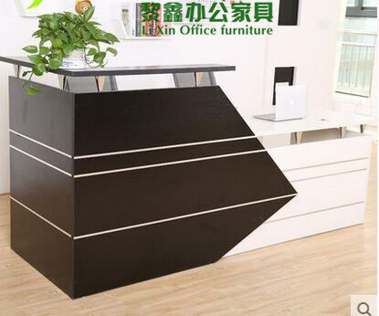 Xi'an Office Furniture Manufacturer Direct Marketing Board High-end Front Desk Reception Desk Computer Desk Customized 