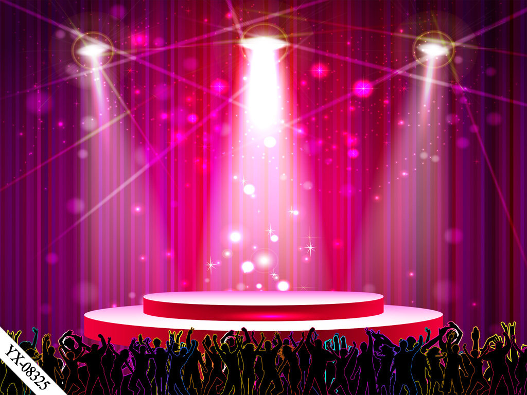 yy anchor background cloth music theme stage theme live broadcast room male and female anchor background 3d anchor background cloth