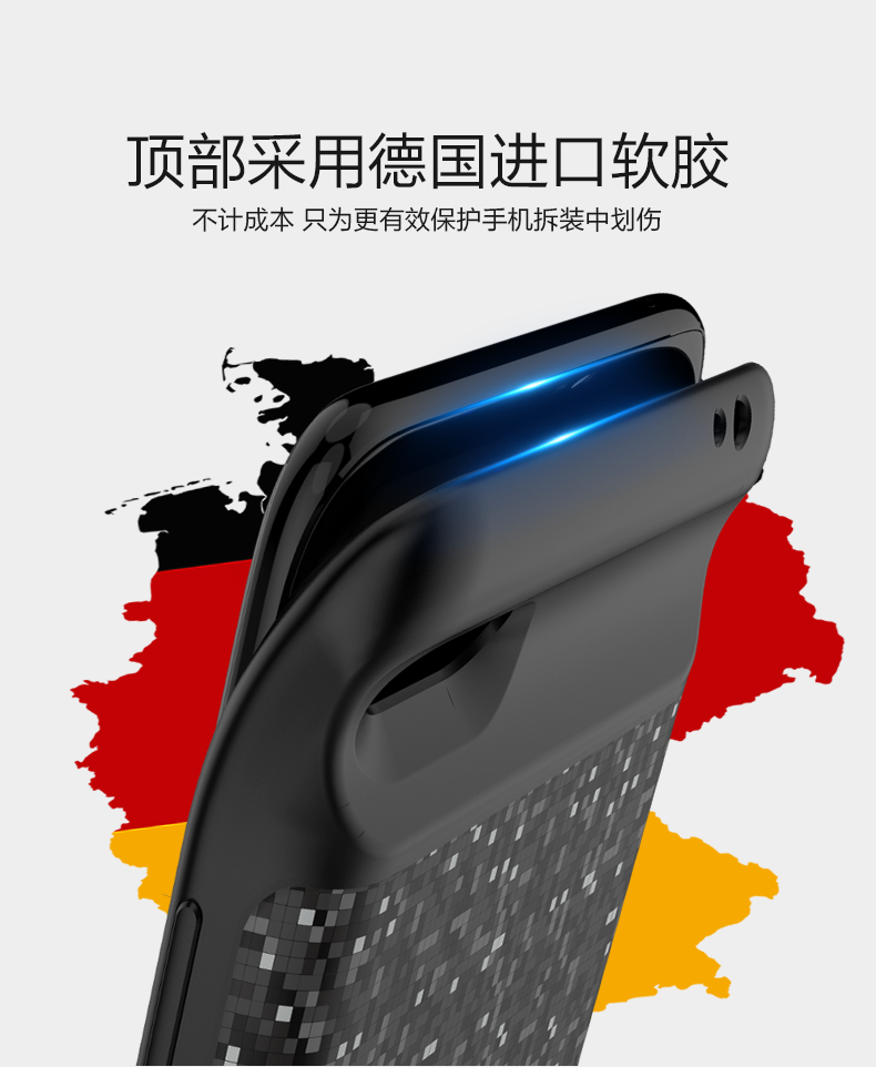 Huawei nova3e trở lại clip sạc kho báu nova3e pin chuyên dụng vinh quang 10 di động siêu mỏng vỏ điện thoại di động nova 3e công suất lớn không dây điện thoại di động Huawei vinh quang 10