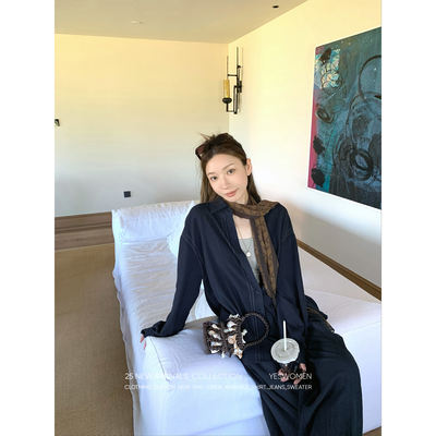 7. Off-season benefits: Relaxing Stroll Style - Skin-friendly cotton and linen texture shirt, lantern pants, Tencel wool inner layer