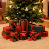 Подарочная коробка, рождественский атмосферный декор для гостиной