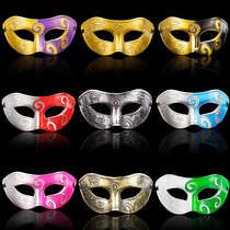 Fun point Halloween mask masquerade party show retro flat jazz mask men half face mask