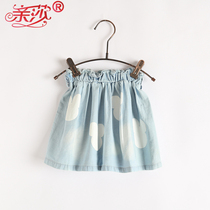 Summer New Girl Baby Cowboy Short Skirt Casual Girl Child Baby Baby Casual Denim Dress