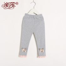 Autumn new girl leggings children autumn trousers baby wear casual pants female baby Foreign trousers