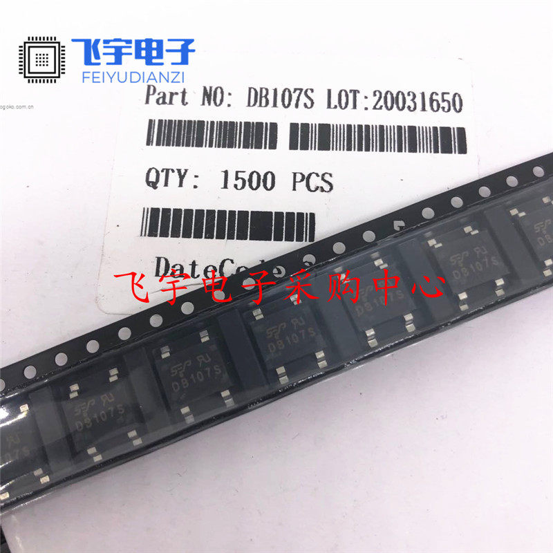 SMD Rectifier Bridge DB107S Bridge Stack Bridge Rectifier 1A 1000V SOP-4 Brand New