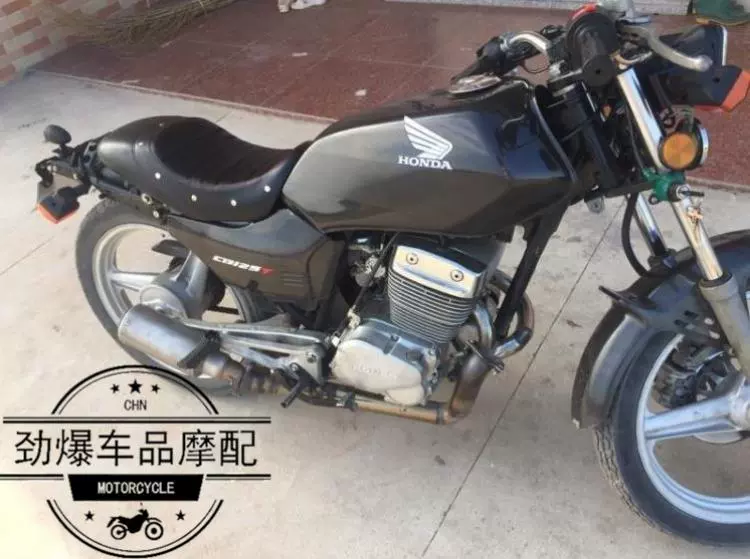 Xe máy Honda CG125 sửa đổi bướu retro đệm mini GN đinh tán yên xe retro chỗ ngồi yên CBT yên ngồi - Đệm xe máy