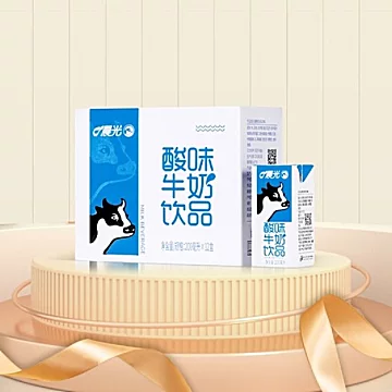 晨光原味酸奶饮品200ml*12盒*2箱营养早餐