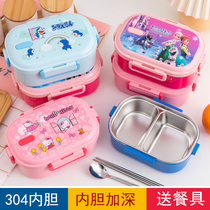 Cartoon 304 stainless steel material lunch box Lunch Box for men and women Special portable lunchboxes for children and children