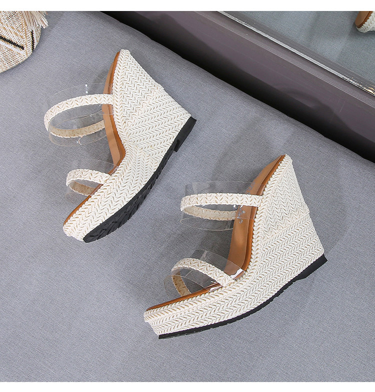 Sandal cao gót nữ đế xuồng mũi hở gót 16 cm phong cách Hàn Quốc — Màu trắng nhạt 12cm, Màu trắng nhạt 15cm, Trắng nhạt 10cm chi tiết 23