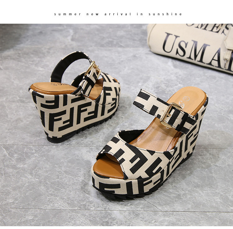 Sandal cao gót nữ hở mũi đế xuồng 11 cm — Đen 10cm, Đen 12cm, Đen 15cm chi tiết 18