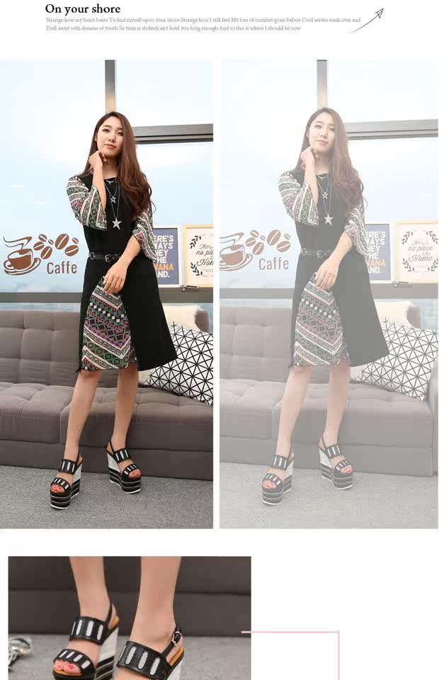Giày cao gót nữ đế xuồng platform siêu cao 16 cm, mũi nhọn, chất liệu lưới thoáng khí — màu cam, đen chi tiết 17