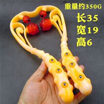 Neck and shoulder massager beating manual shaking sound with magnetic therapy acupressure massager Neck and shoulder beating hand-held