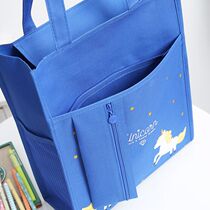 Book bag Tote bag Teacher student school bag Boys tutoring bag A4 document bag Make-up class with female hand carry waterproof canvas