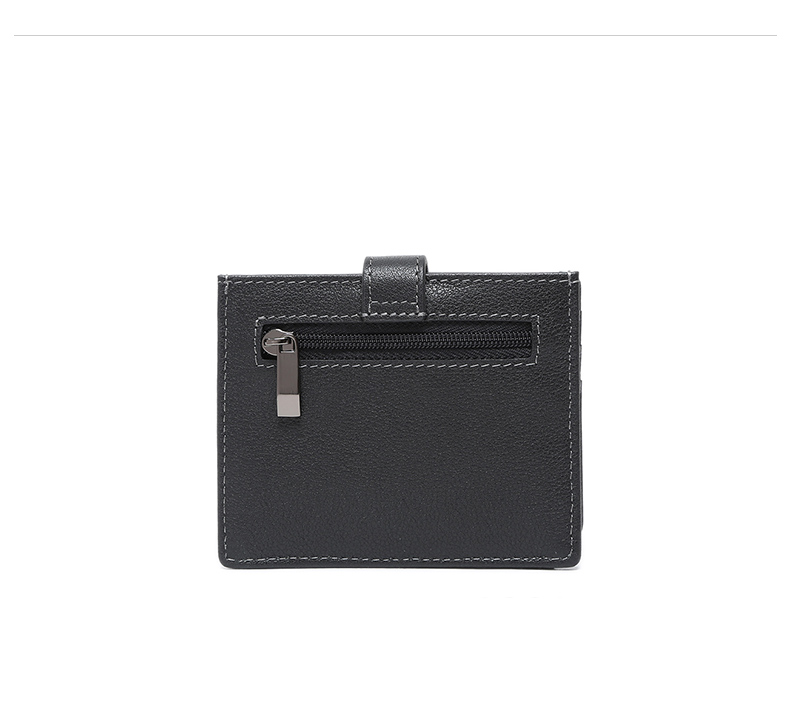 BRAUN BUFFEL / Gói thẻ nam Bransch kinh doanh đơn giản lớp thẻ khóa da đầu tiên 183301 - Chủ thẻ bóp tiền
