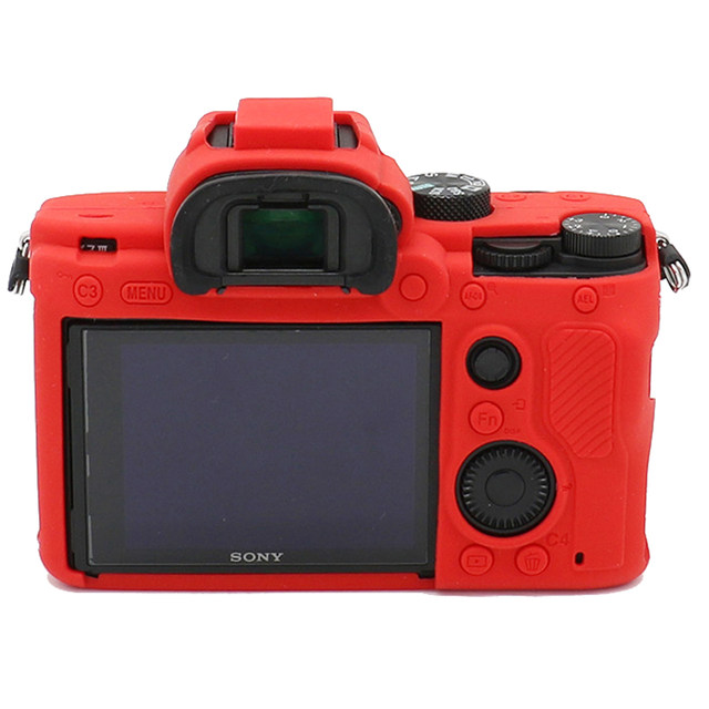 ເຫມາະສໍາລັບ Sony silicone case A7S3A7C2A7RIVA7M4a7r3a7m2A7R2A7S2A7M3ILCE-7C ຖົງກ້ອງຖ່າຍຮູບປ້ອງກັນ case ກ້ອງຖ່າຍຮູບຍີ່ປຸ່ນແລະເກົາຫຼີ A7R5