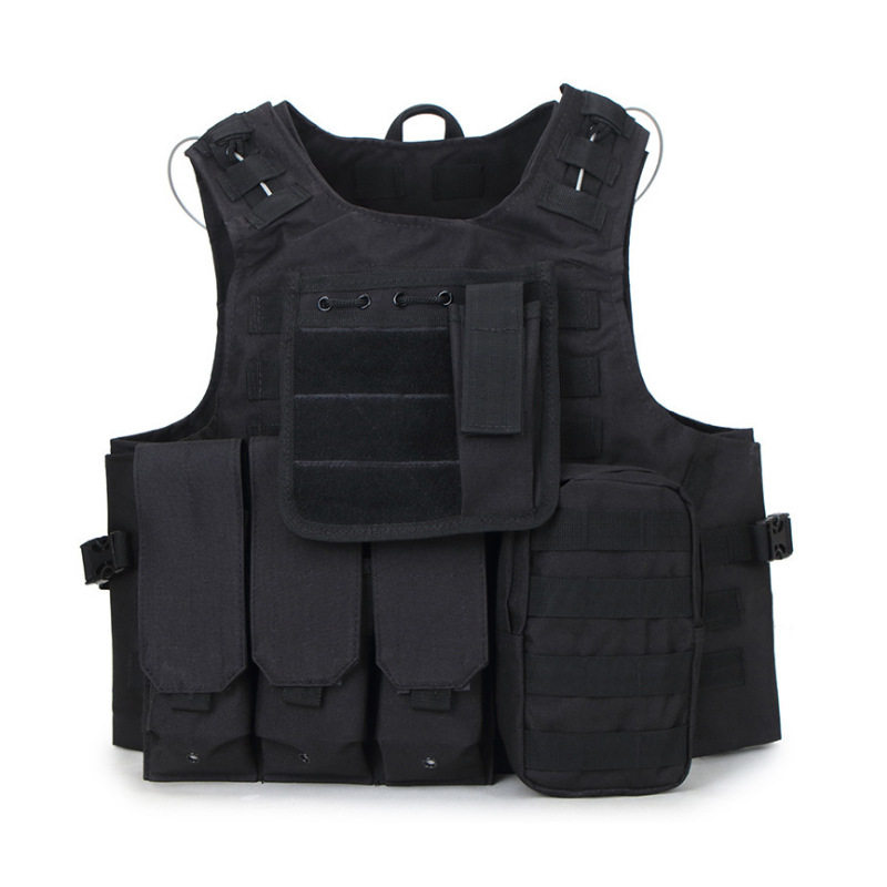 Outdoor Amphibious Vest Male Tactical Equipment CS Combat Vest Ghost Amphibious Tactical Vest CS