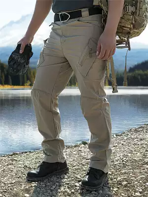 Summer thin IX9 tactical trousers men breathable military fan pants special forces fast dry pants training pants outdoor overalls