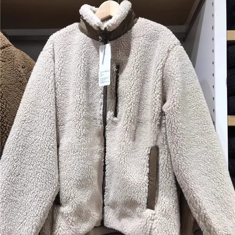 Foreign Trade Japanese-Style Men's and Women's Long Fleece Jackets, Men's and Women's Coats, Warm and Thickened, New Products for Autumn and Winter 2025