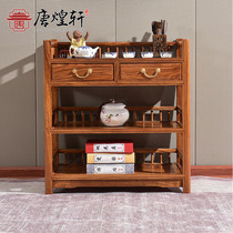 Tang Huangxuan mahogany furniture rosewood tea cabinet solid wood storage new Chinese side cabinet hedgehog red sandalwood small tea cabinet