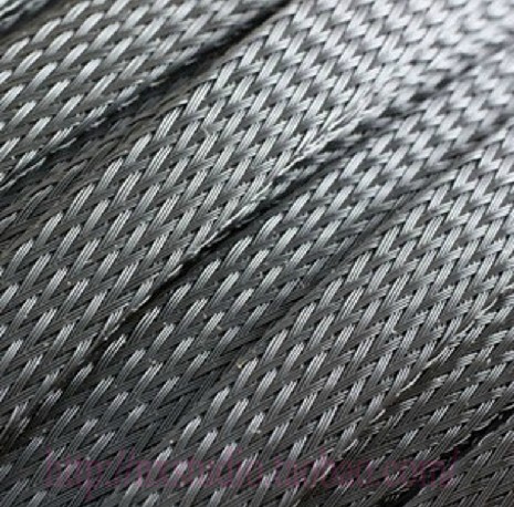 DIY MOD PRIVATE SNAKE LEATHER WEB 6mm BLACK T-GRADE CRYPTIC TYPE 6mm WOVEN MESH