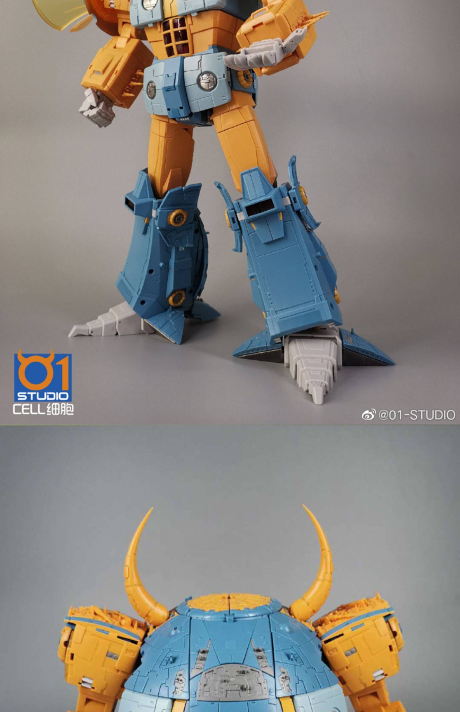 01-STUDIO CELL Transforms G1 Unicron Anime Color Action Figure