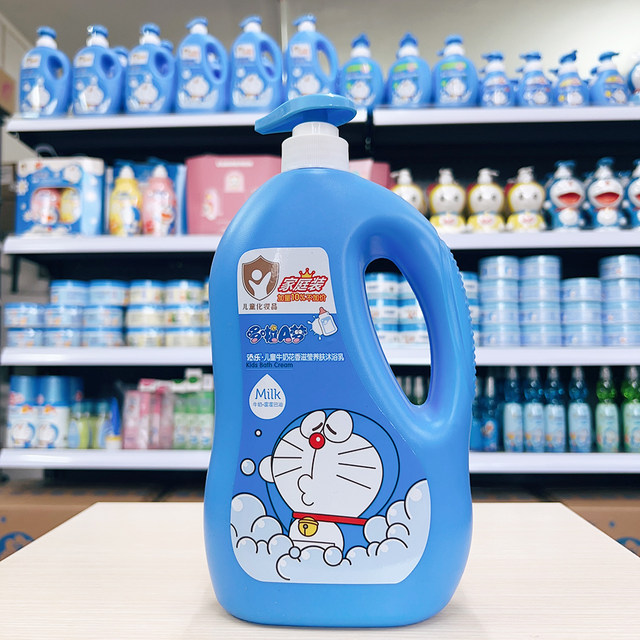 Doraemon Timle ນໍ້ານົມເດັກນ້ອຍ Floral Nourishing Skin Nourishing Shower Gel 1Kg+100g Family Shower Gel