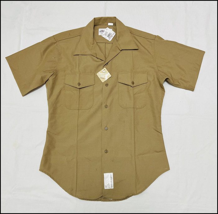 American Marine Corps USMC khaki short-sleeved shirt Flying cross 45% wool original