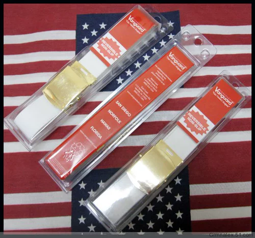 Vanguard American Sea Jun USN Navy 24K Gold Lating White Cnt Face Botes Original