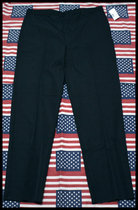 Made in the United States Haijun USN Junguan non-commissioned officer summer uniform pants black trousers 25% wool original public hair