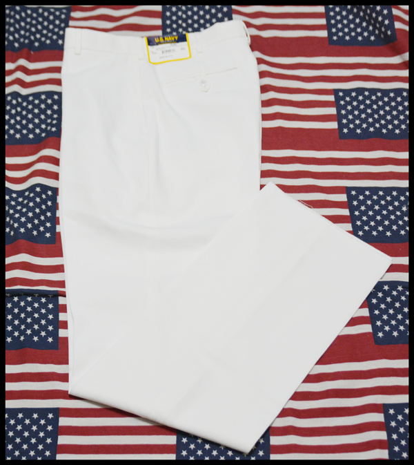New American Haijun USN NAVY official summer white dress pants public Original