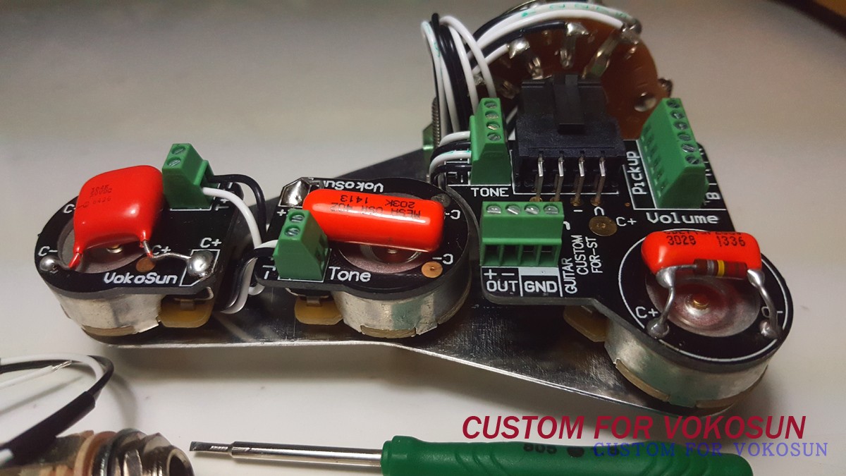 FENDER electric guitar welding-free Fender US standard st guitar line circuit upgrade potentiometer split