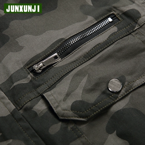 Хлопковый эластичный износостойкий камуфляжный комбинезон, осенний, защита от ожогов