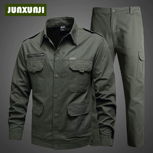 Хлопковый летний тонкий износостойкий камуфляжный комбинезон, защита от ожогов